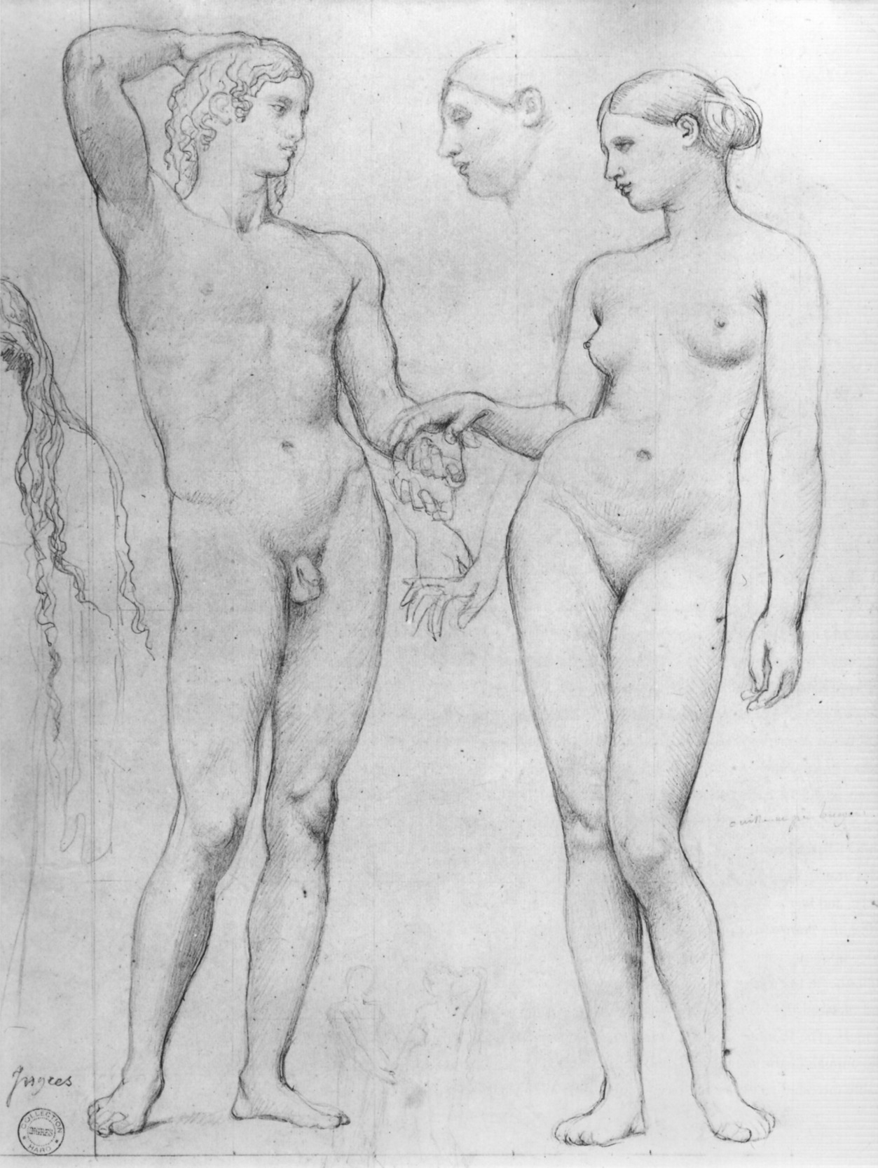 Studies of a Man and a Woman for "The Golden Age"